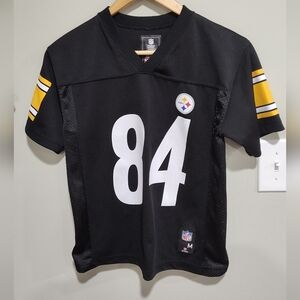 NFL Team Apparel Antonio Brown Youth MEDIUM (10/12)  Pittsburgh Steelers Jersey